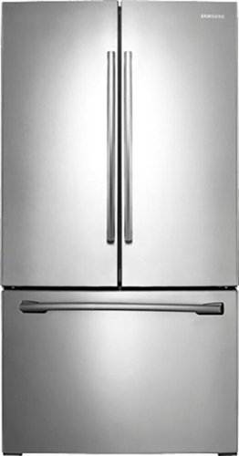 Samsung - 25.5 Cu. Ft. French Door Refrigerator with Filtered Ice Maker - Stainless steel