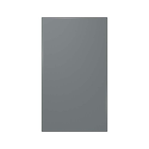 Samsung - BESPOKE 4-Door Flex Refrigerator Panel - Bottom Panel - Grey glass