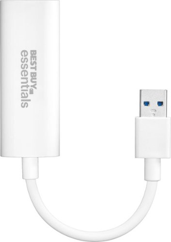 Best Buy essentials™ USB to VGA Adapter - White WORLDWIDE DELIVERY