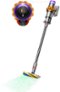 Dyson - V15 Detect Cordless Vacuum - Yellow/Nickel-Front_Standard