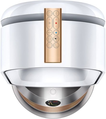 Dyson - Purificador Caliente + Frío Formaldehído - HP09 - Purificador de aire, calentador y ventilador Smart Tower - Blanco/Dorado