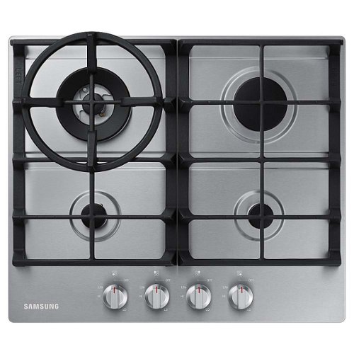 Samsung - 24" Built-In Gas Cooktop with 4 burners - Stainless steel