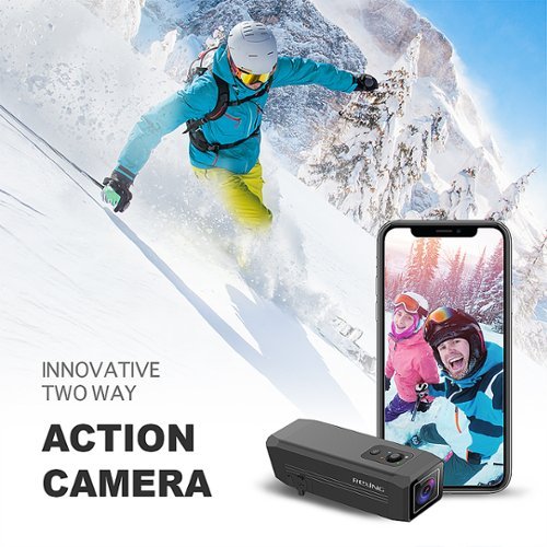 Rexing A1 Front and Back 1080p Waterproof Action Camera with Wi-Fi - Black BUY IN MIDDLE EAST