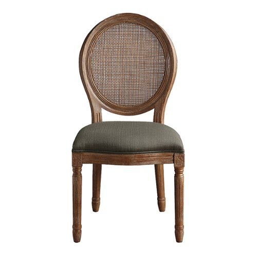 OSP Home Furnishings - Stella Oval Back Chair - Otter
