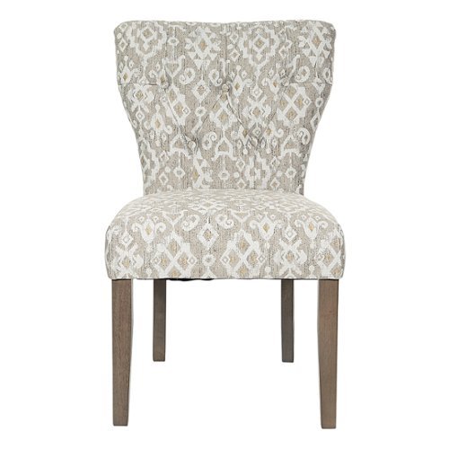 OSP Home Furnishings - Andrew Dining Chair - Putty Ikat