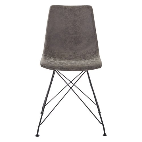 OSP Home Furnishings - Trenton Chair 2/CTN - Charcoal