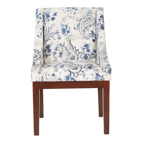OSP Home Furnishings - Monarch Dining Chair - Paisley Blue