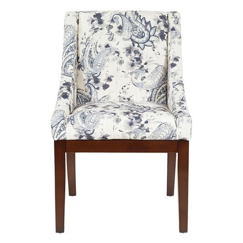OSP Home Furnishings - Monarch Dining Chair - Paisley Charcoal