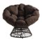 OSP Home Furnishings - Papasan Chair - Brown-Front_Standard