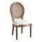 OSP Home Furnishings - Stella Oval Back Chair - Linen-Angle_Standard