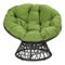 OSP Home Furnishings - Papasan Chair - Green-Front_Standard