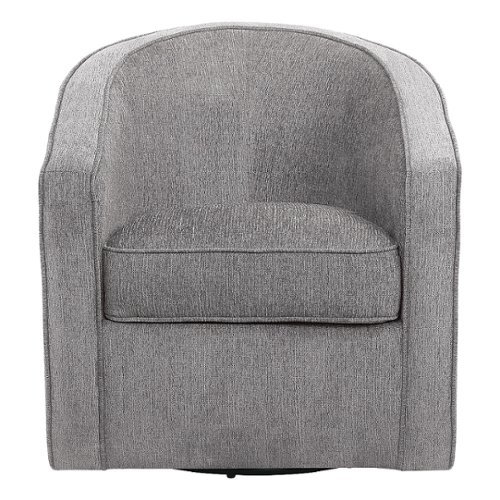 OSP Home Furnishings - Danica Swivel Chair - Smoke
