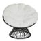 OSP Home Furnishings - Papasan Chair - White-Front_Standard