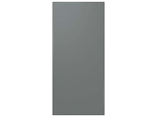 Samsung - Bespoke 4-Door Flex Refrigerator Panel - Top Panel - Gray Glass