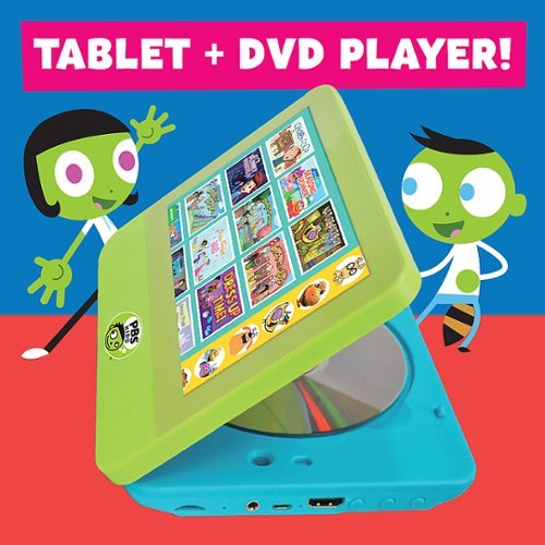 PBS Kids Playtime Pad 7” - Tablet with DVD Player & Bonus DVD - 16GB - WiFi - Green BUY IN UAE
