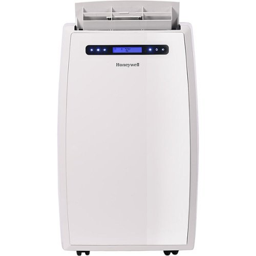 Honeywell - 450-550 Sq. Ft Portable Air Conditioner - White-Front_Standard 