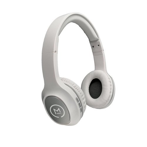 Morpheus 360 TREMORS Wireless On-the-Ear Headphones, Wireless Headset with Microphone - White/Silver HOW TO BUY