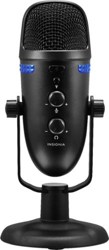 Image of Insignia™ - Wired Cardioid & Omnidirectional USB Microphone