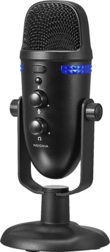 Insignia™ Wired Cardioid & Omnidirectional USB Microphone WORLDWIDE DELIVERY