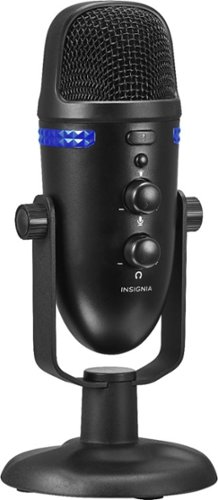 Insignia™ Wired Cardioid & Omnidirectional USB Microphone GLOBAL SHIPPING