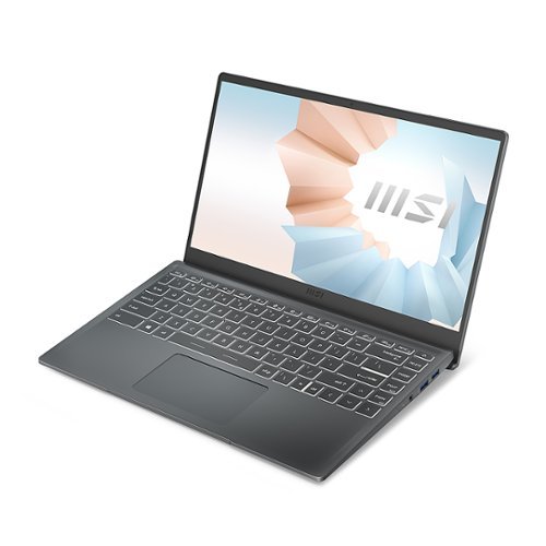 MSI Modern 14Laptop - Intel Core i7-1165G7 - 8GB Memory - 512GB Solid State Drive - Carbon Gray GLOBAL SHIPPING