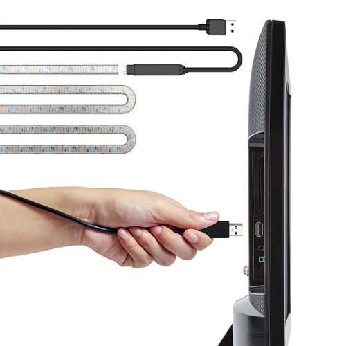 Tzumi Aura LED 6.5’ Sound to LIght TV Strip and Remote Control BUY IN EUROPE