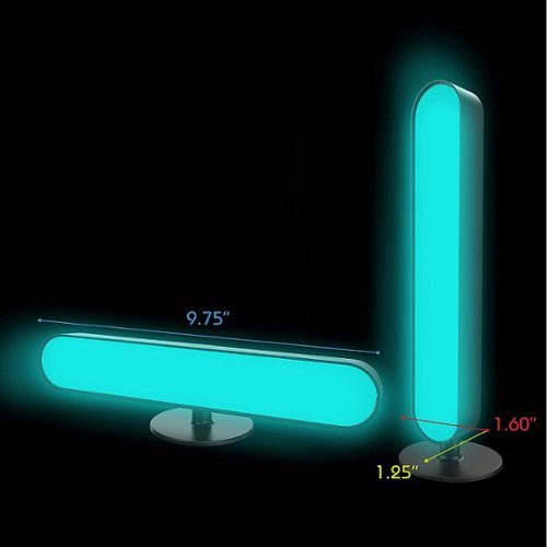 Tzumi Aura LED Multi Color Light Bar with Remote - Black WHERE TO BUY