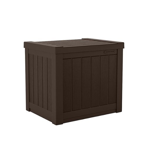 Suncast - Resin Indoor Outdoor Patio Storage Deck Box - Java