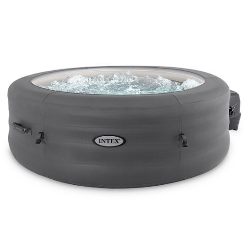 Intex - SimpleSpa 4 Person Inflatable Portable Hot Tub with Pump & Cover