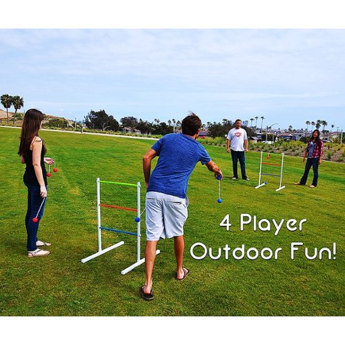 GoSports - Premium Metal Ladder Ball Toss Game Set Outdoor Backyard Lawn Game-Alt_View_Standard_13 