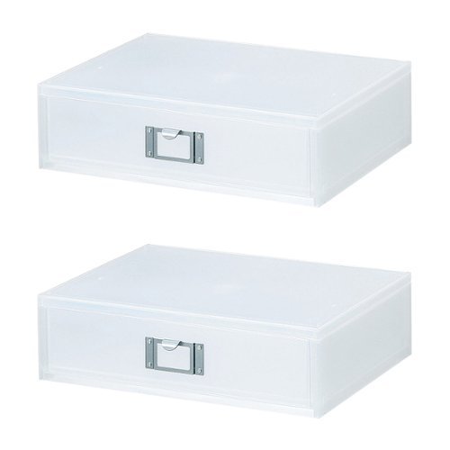 Like-it - Universal Home Office Stackable Storage Drawer Organizer, (2 Pack)