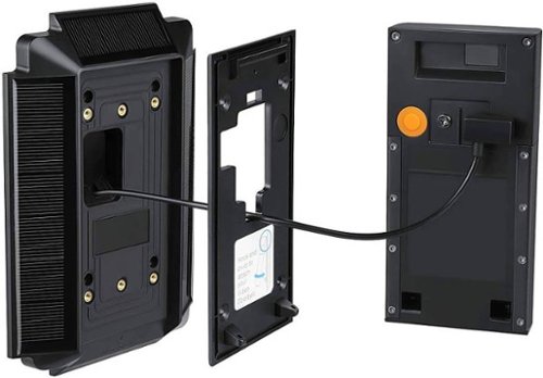 Wasserstein Mountable Solar Kit for Ring Video Doorbell 1 (2nd Generation 2020) - Black GLOBAL SHIPPING