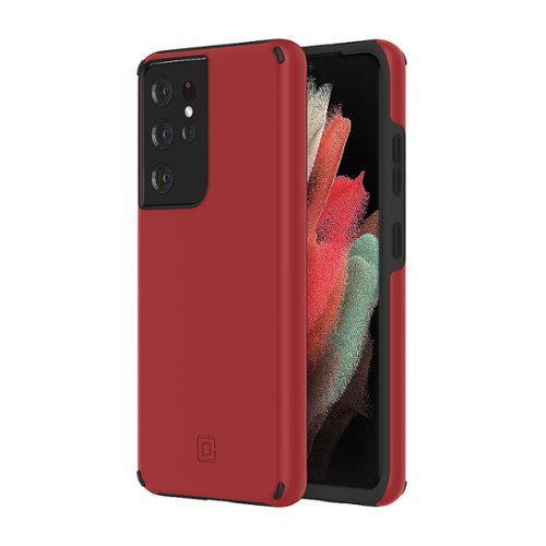 Incipio Duo Case for Samsung Galaxy S21 Ultra 5G - Salsa Red/Black WORLDWIDE DELIVERY