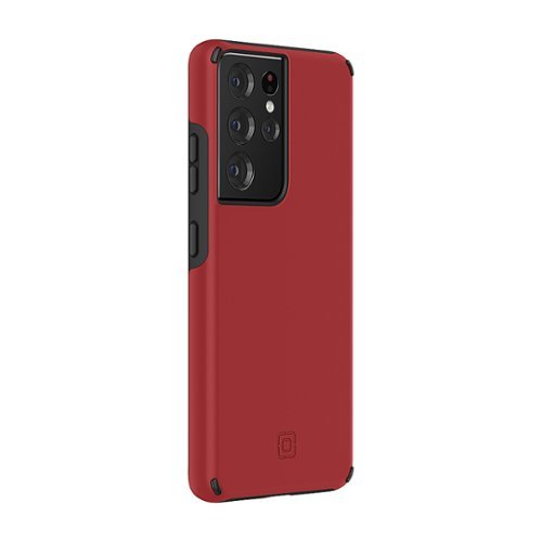 Incipio - Duo Case for Samsung Galaxy S21 Ultra 5G - Salsa Red/Black-Alt_View_Standard_3 