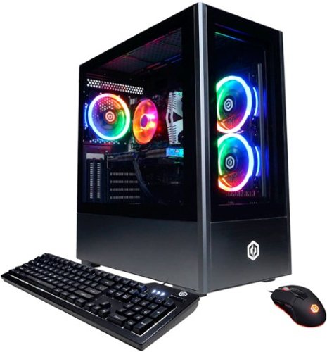 CyberPowerPC - Gamer Xtreme Gaming Desktop - Intel Core i7-11700F - 16GB Memory - NVIDIA GeForce RTX 3060 Ti - 1TB HDD + 500GB SSD - Black-Angle_Standard 