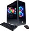 CyberPowerPC - Gamer Xtreme Gaming Desktop - Intel Core i7-11700F - 16GB Memory - NVIDIA GeForce RTX 3060 Ti - 1TB HDD + 500GB SSD - Black-Angle_Standard