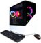 CyberPowerPC - Gamer Master Desktop - AMD Ryzen 7 3700X - 16GB Memory - NVIDIA GeForce GTX 1660 Super - 1TB HDD + 500GB SSD - White-Angle_Standard