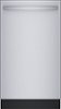 Bosch - 800 Series 18" Top Control Smart Built-In Dishwasher with 3rd Rack and 44 dBA - Silver-Front_Standard