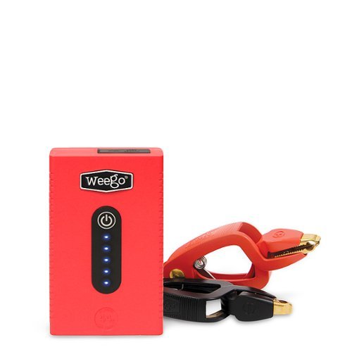 Weego - 44s 12-Volt Portable Lithium Jump Starter, 440 Cranking Amps - Orange