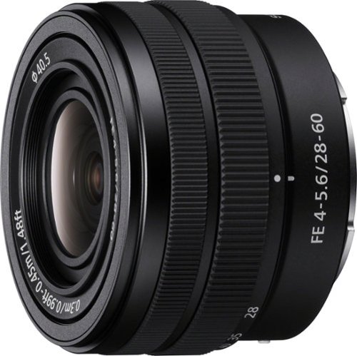 美品 SONYのFE 4.5-6.3/28-60 Sony Alpha FE 28 60mm F4 5.6 Full frame Compact Zoom Lens