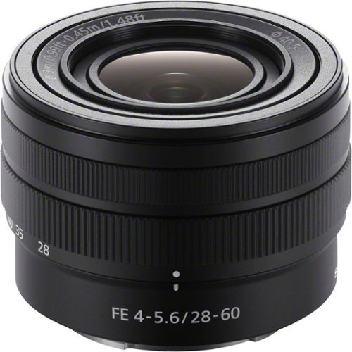Sony - Alpha FE 28-60mm F4-5.6 Full-frame Compact Zoom Lens - Black