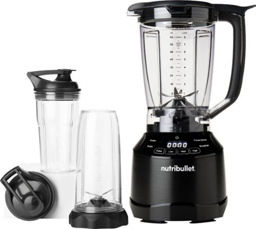 NutriBullet - Smart Touch 64-Oz. Blender with to-go Cups - Black