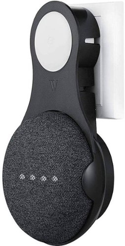 Wasserstein AC Outlet Speaker Mount for Google Nest Mini and Google Home Mini Smart Speakers - Black WORLDWIDE DELIVERY