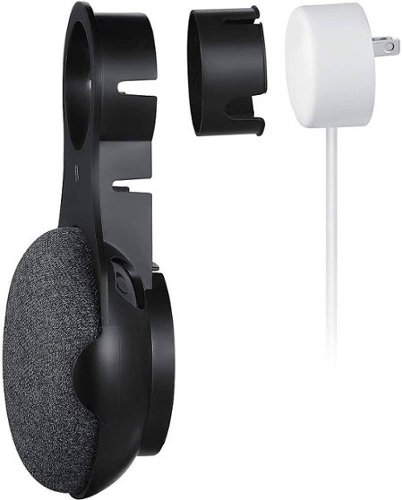 Wasserstein AC Outlet Speaker Mount for Google Nest Mini and Google Home Mini Smart Speakers - Black HOW TO BUY