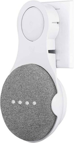 Wasserstein AC Outlet Speaker Mount for Google Nest Mini and Google Home Mini Smart Speakers - White WORLDWIDE DELIVERY