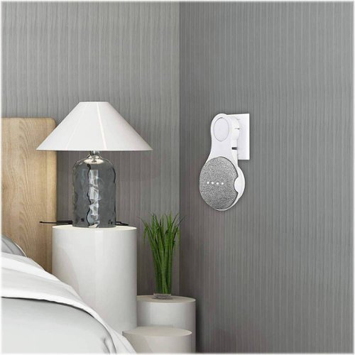 Wasserstein AC Outlet Speaker Mount for Google Nest Mini and Google Home Mini Smart Speakers - White BUY ONLINE