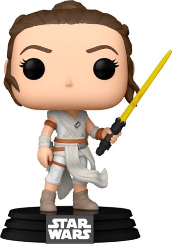  Funko - POP Star Wars: SWEp9- Rey w/ Yellow Saber