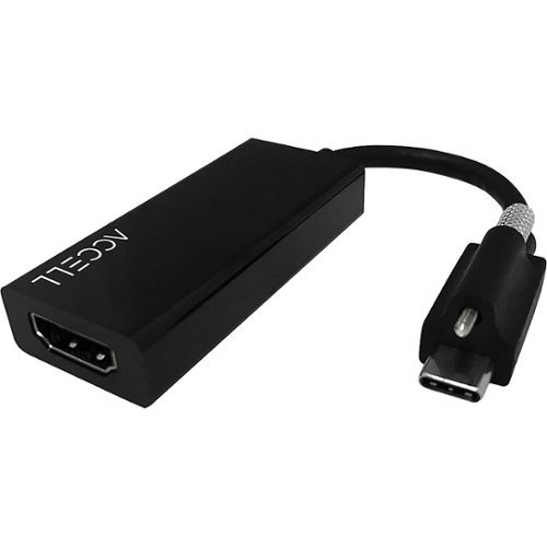 Accell - USB-C to HDMI 2.0 Adapter - CEC Enabled - Black