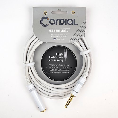 Cordial - Stereo Headphone/Line Extender - White