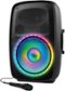 ION Audio - Total PA Glow Max- High-Power Bluetooth Speaker System with Lights - Black-Front_Standard